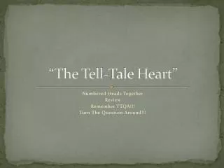 the tell tale heart
