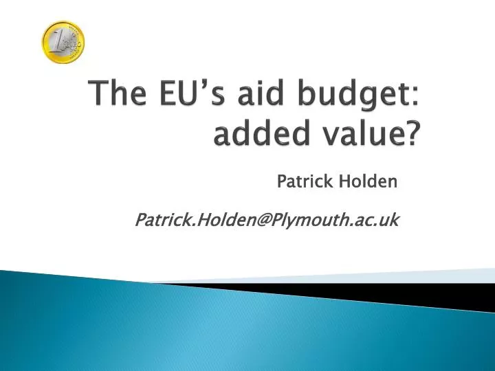 the eu s aid budget added value