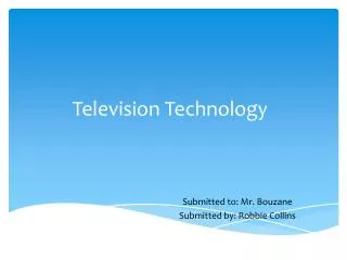 Television Technology
