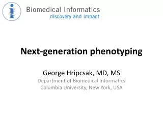Next-generation phenotyping