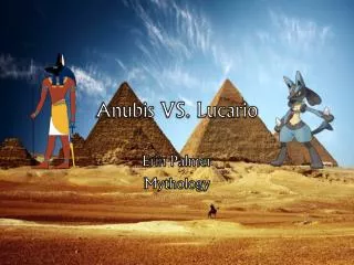Anubis VS. Lucario