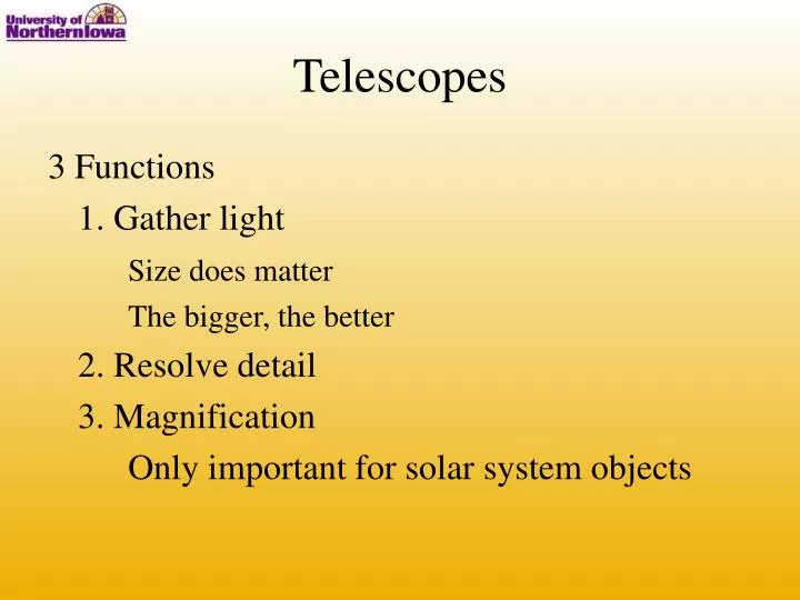 telescopes