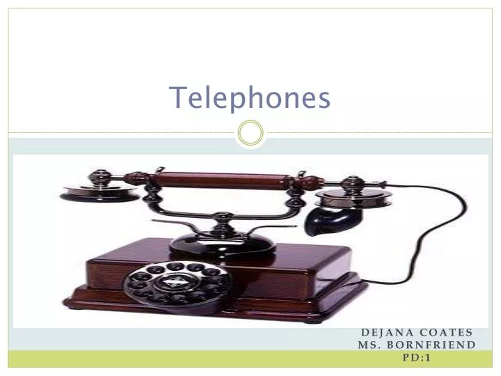 telephones