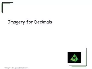 Imagery for Decimals