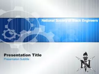 Presentation Title Presentation Subtitle