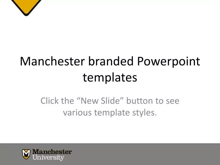 manchester branded powerpoint templates