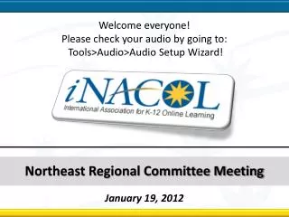 Northeast Regional Committee Meeting