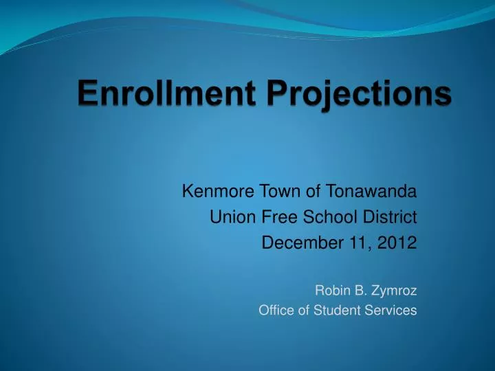 enrollment projections