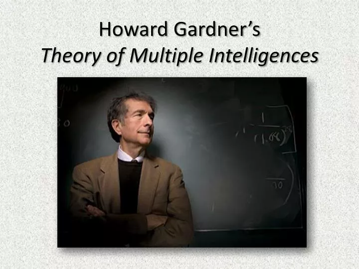 howard gardner s theory of multiple intelligences
