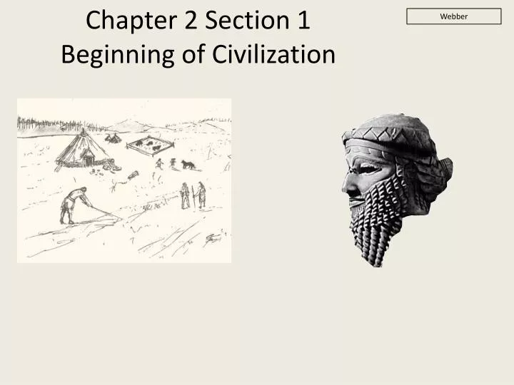 chapter 2 section 1 beginning of civilization