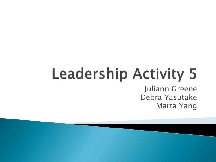 leadership activity 5