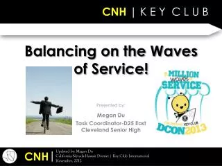 Balancing on the Waves of Service!