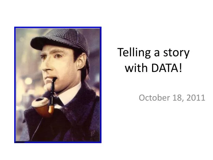telling a story with data
