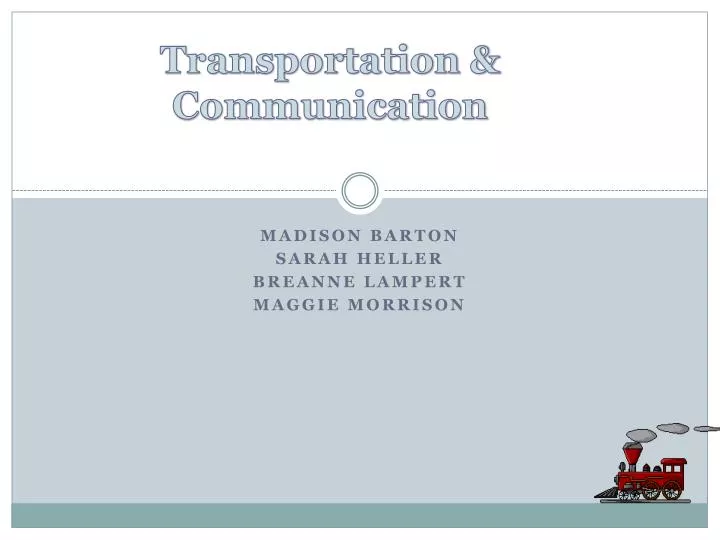 transportation communication