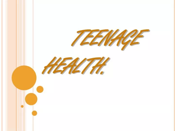 teenage health
