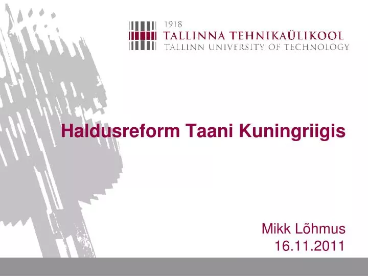 haldusreform taani kuningriigis