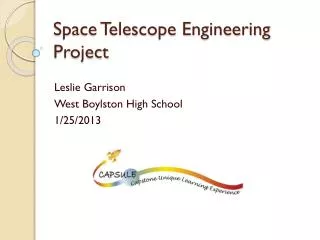 Space Telescope Engineering Project