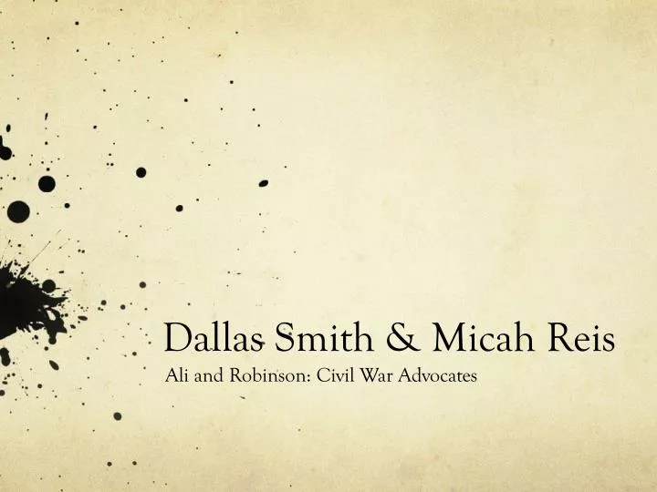 dallas smith micah reis