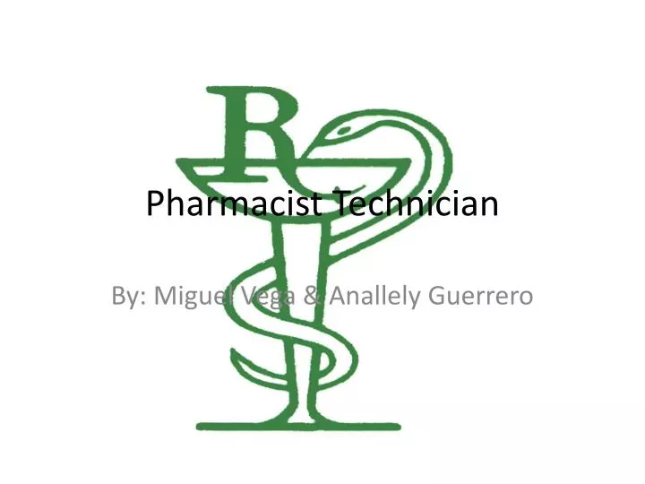pharmacist technician
