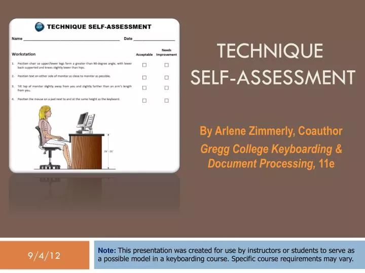 technique self assessment
