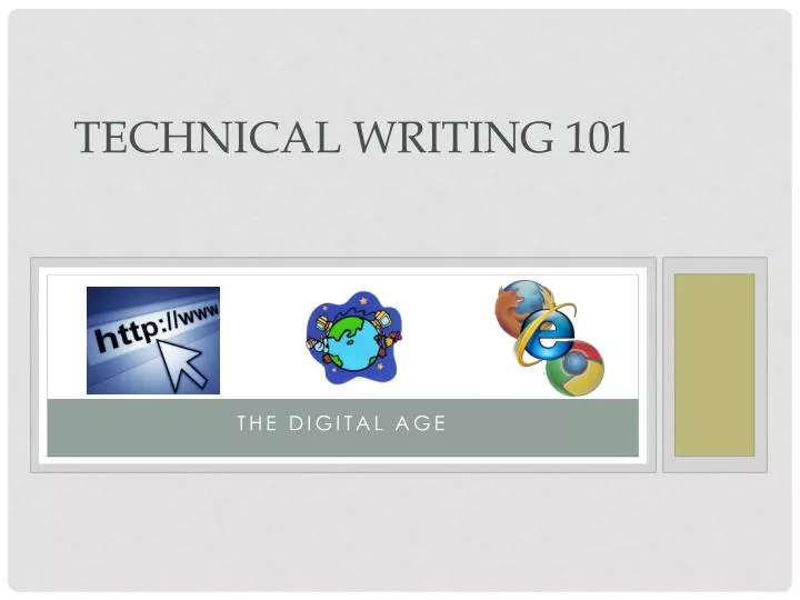 technical writing 101