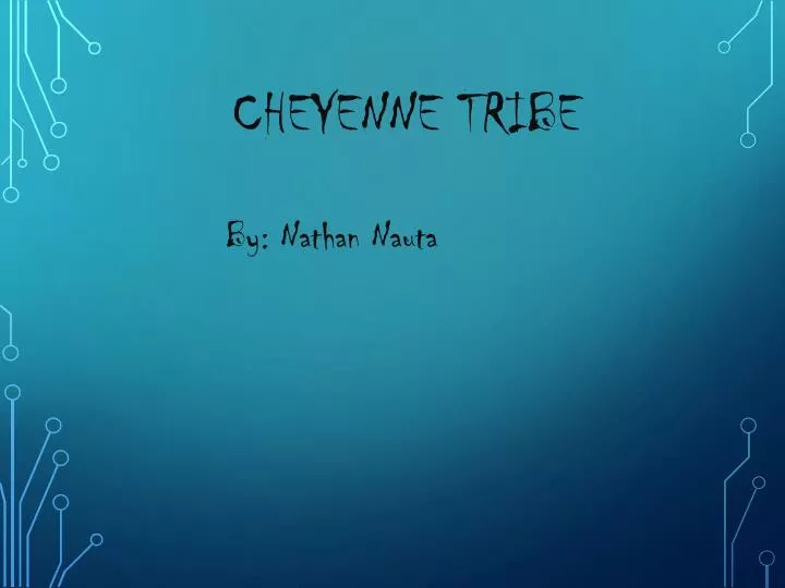 cheyenne tribe