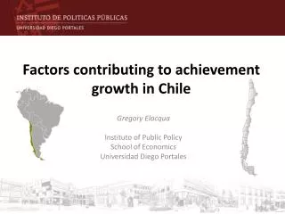 Factors contributing to achievement growth in Chile