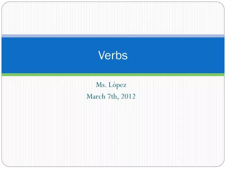 verbs