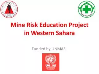 Mine Risk Education Project in Western Sahara
