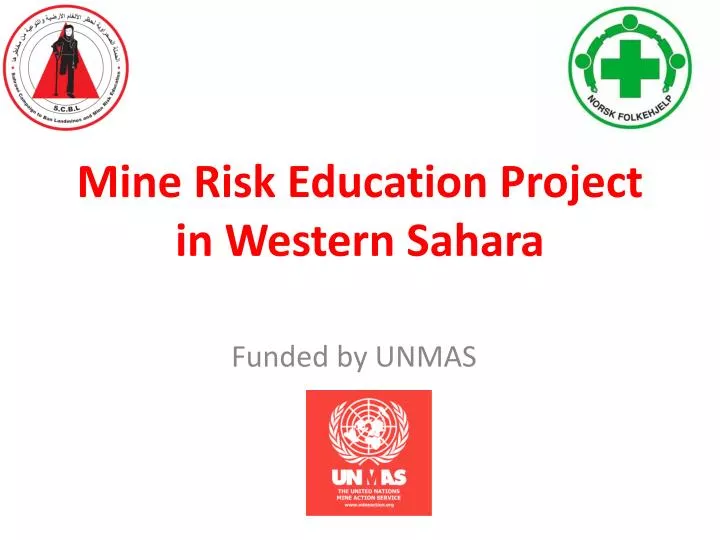mine risk education project in western sahara
