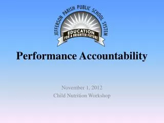Performance Accountability