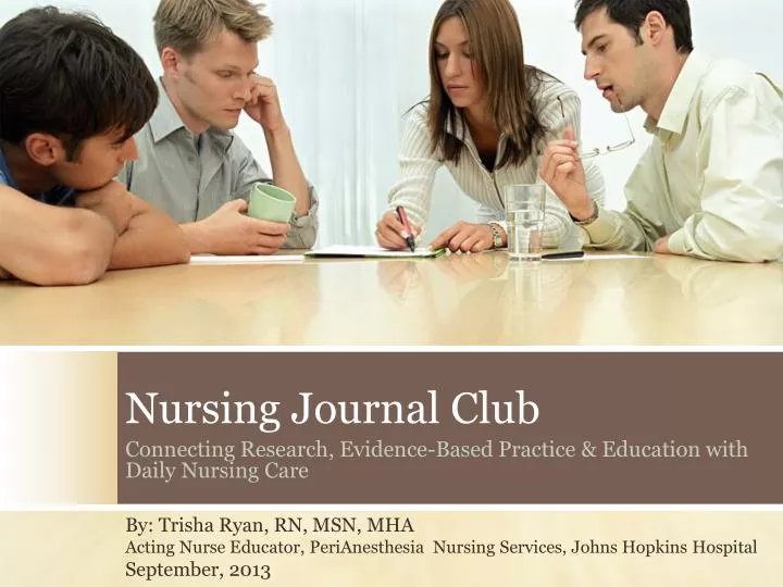 nursing journal club