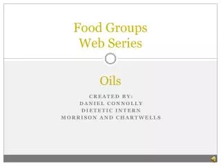 Food Groups Web Series