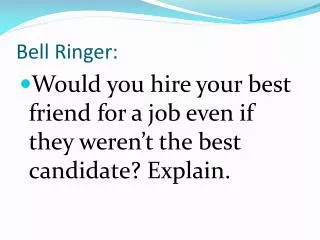 bell ringer