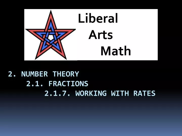 2 number theory 2 1 fractions 2 1 7 working with rates