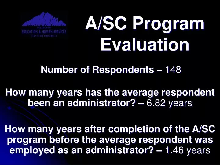 how many years has the average respondent been an administrator 6 82 years