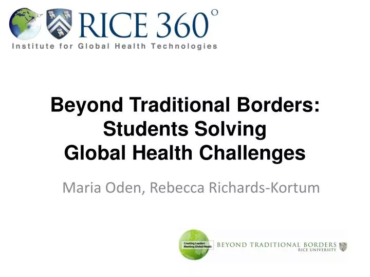 beyond traditional borders students solving global health challenges