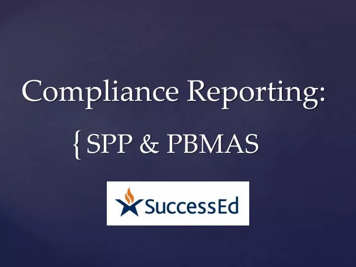 compliance reporting