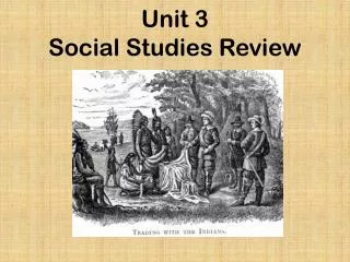 Unit 3 Social Studies Review