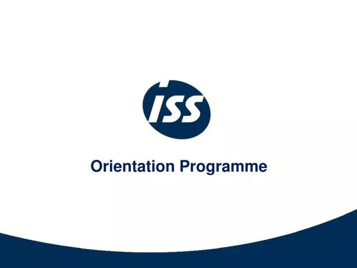orientation programme