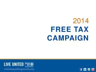 2014 FREE TAX CAMPAIGN