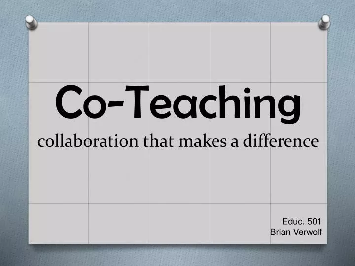 co teaching collaboration that makes a difference