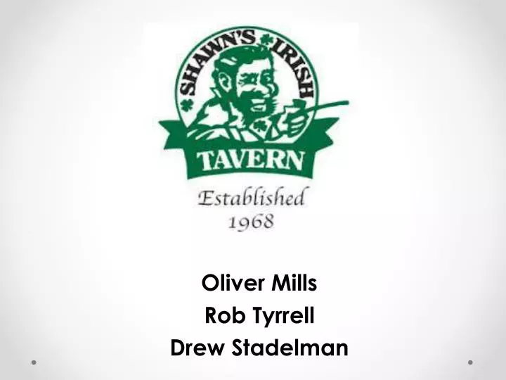 oliver mills rob tyrrell drew stadelman