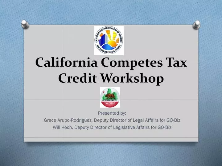 california competes tax credit workshop