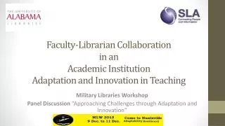 Military Libraries Workshop