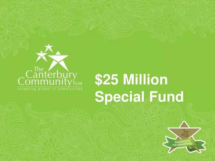 25 million special fund