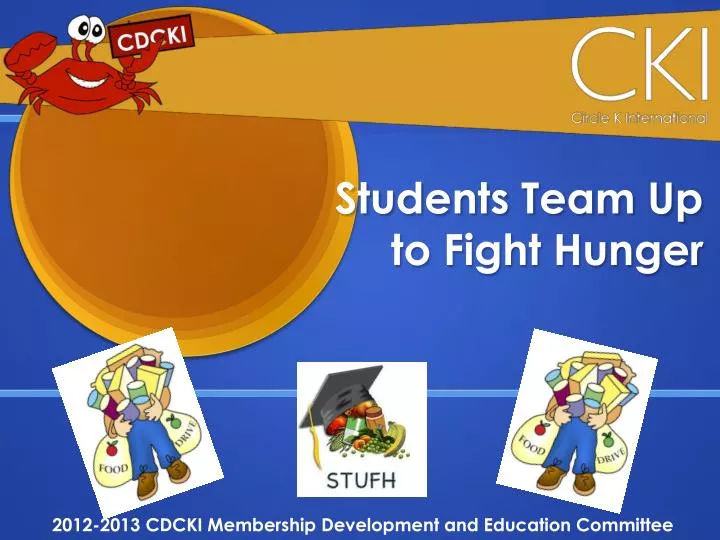 students team up to fight hunger