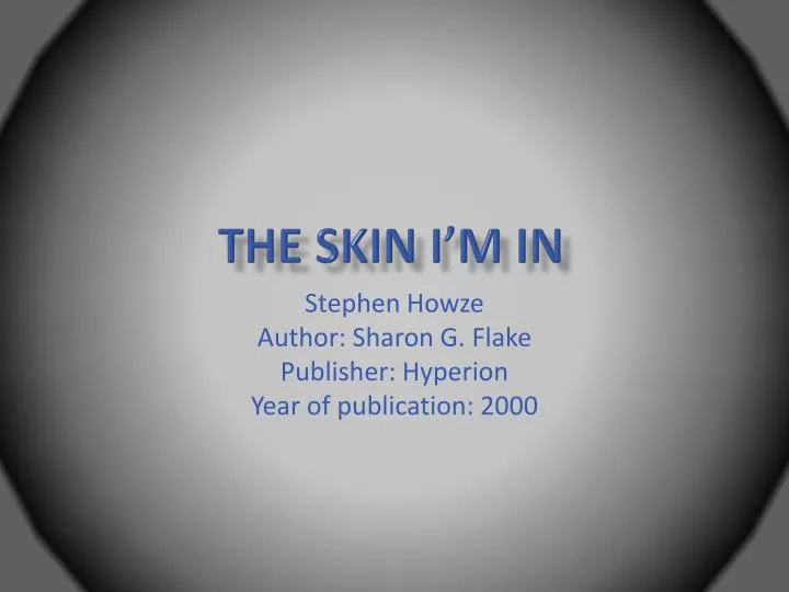 the skin i m in