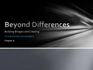 beyond differences