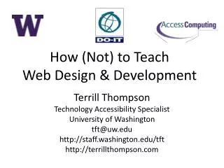 How (Not) to Teach Web Design &amp; Development